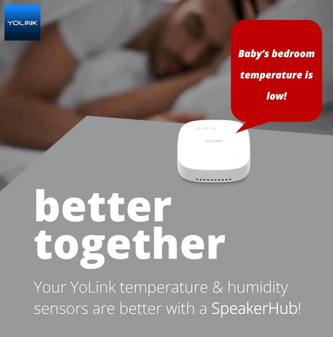 Smart Temp And Humidity Sensor With Real Time Data Refresh Works With Alexa IFTTT And Home Assistant X3 Series App in bedroom