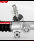 Manual Steering Rack And Pinion Assembly Compatible With Toyota Camry 2012 2017 Avalon 2013 2018 Lexus ES350 ES300h 2013 2018 2 5L 3 5L New Direct Fit Ref 1G 26007 showing input shaft and mounting holes