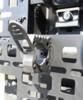Molle Panel Mounting Bracket Base 4 Pack Matte Black Powder Coated Steel For Fire Extinguisher Gun Rack Gas Can Holder