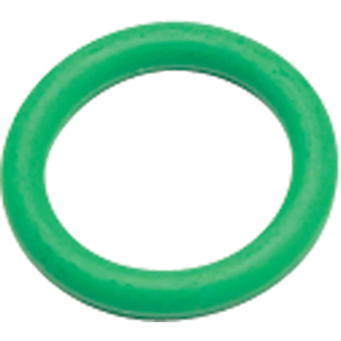 Green HNBR O-ring single piece from Hard Wearing HNBR O Ring Assortment In Organizer Case For Vehicle Repair And Tool Maintenance 270 Piece Set For High Temperature And Chemical Resistant Auto And Workshop Use.