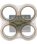 EZ Start Packing Tape Refill Four Roll Bundle 1.88 Inch By 54.6 Yard Clear Frustration Free Unrolls Smoothly Whisper Quiet Release