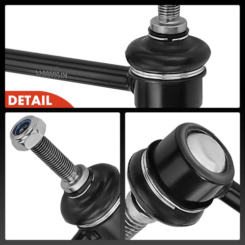 Close-up of Set Of 4 Front And Rear Sway Bar Links Kit For Ford Explorer 2011 2019 And Police Interceptor Utility 2013 2019 Stabilizer Bar