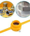 Mtlavishness Heavy Duty PVC Thread Maker Tool Kit NPT Tap Die Set 2 And 3 Inch Dies For Plastic Pipe Threading Repair And Plumbing Jobs With Stainless Steel Cutter And Tough Abs Housing yellow PVC threader for plastic pipe threading