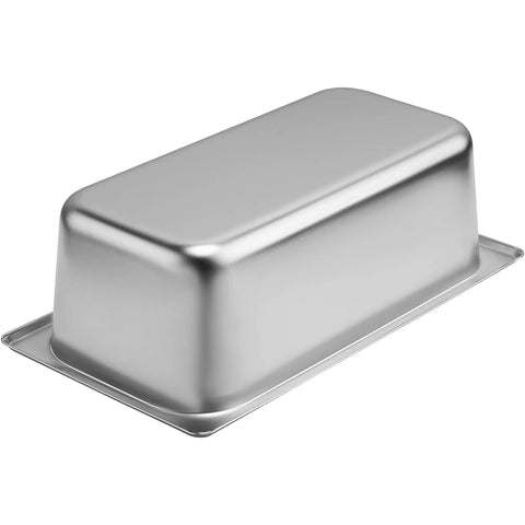 Six Pack Hotel Pans One Third Size Four Inch Deep Steam Table Pan 22 Gauge Anti Jam Stainless Steel Durable