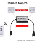 Wireless Remote Linear Actuator Controller Kit For 12V DC Motors with 5A high current and 70m range showing remote and receiver
