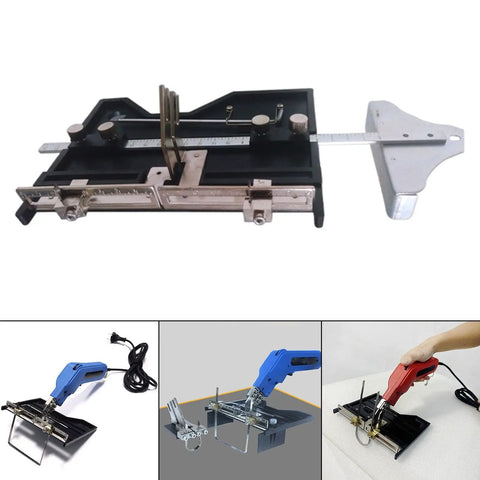 Electric Hot Knife Cutter With Slotting Tool And Replacement Parts Wear Resistant Metal Build Built In Ruler For Precise Small Cutting Projects Smooth Glide Sled Pro Grade Easy DIY Tool G07 on foam board