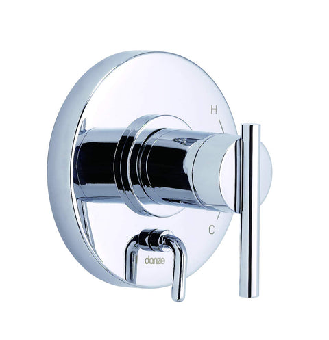 Parma Valve Trim Kit With Treysta Ceramic Disc Cartridge for Bathroom Shower Valve, chrome finish, front view