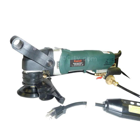 Variable Speed Wet Stone And Concrete Polisher Grinder 5 Inch Disc 900 To 2800 RPM Center Water Fed Underneath With 10 Ft Hose GFCI Safe