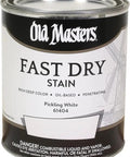 Pickling White Fast Dry Interior Wood Stain in quart can, ideal for cabinets and woodwork projects.