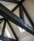 Real Deal Charcoal Reactive Water Based Interior Wood Stain Offering Smoky Weathered Undertones A Totally Voc Free Mix For Modern Rustic Industrial Builds Give Your Next Project Some Serious Kick Bulk Size Ready used on exposed black wooden beams.