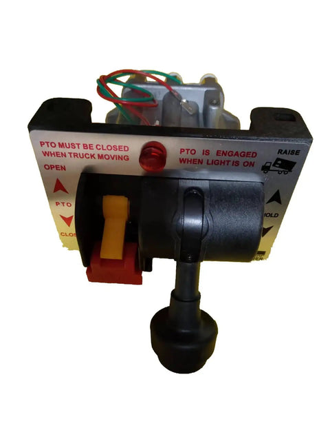 Dump Truck Hydraulic Control Valve With PTO Switch, Air Operated, Slow Down Function, Auto PTO Disengage When Body Lowers, Includes Warning Light And Air Pipe Connector, Customizable To Your Specs