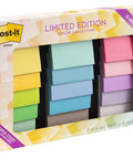 Box of Ultra Sticky 3x3 Notes Pack, 15 Pads With 45 Sheets Each, Assorted Colors For Monitors, Walls And Windows