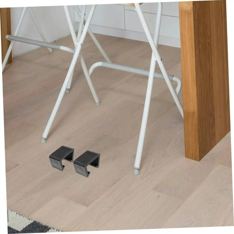 Outdoor Furniture Clips Set, 4 Pcs Chair Connector Clips For Sectional Couches Sofas Beds, And Patio Furniture on wooden floor