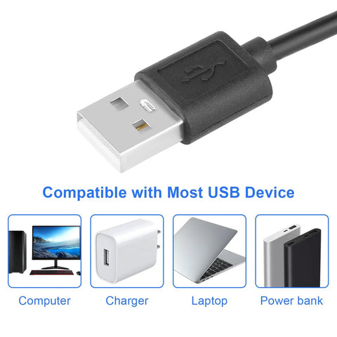 USB connector for 2 Pack USB 5V To 12V 4 Pin Fan Speed Controller For PC Cooling Fans Low Power 8W Output USB Powered 12V Adjustable Speed 11.8 Inch Cable Compatible With 4 Pin 12V Fans Under 8W compatible with devices.