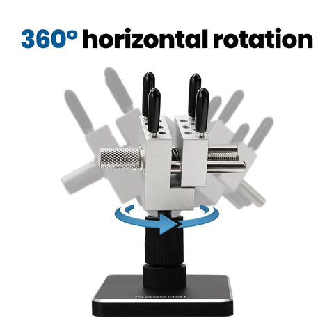 Killer Mini Vise And Badass Clamping Station For Gunpla Model Building With Hella Precise Grip and Smooth 360 Degree Swivel Base.