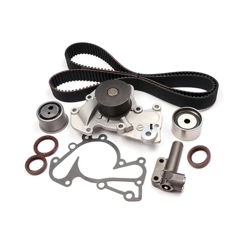 Hyundai Timing Belt Kit With Water Pump And Tensioners For Santa Fe Sonata Tiburon Tucson Optima And Sportage All In One Replacement 2001 2006 1999 2005 2003 2008 2005 2010 Vehicle Maintenance Kit