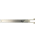 Top view of ABS Grip 30-Degree Multi-Blade Cartridge Knife With Five Blade Cartridges, showing sleek design and metal blade details.