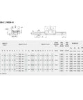 Top Picks For Your Next CNC Build Or 3D Printer Project Featuring Rock Solid MGN12H Miniature Linear Rail Slide With Super Smooth Bearing Carriage That Delivers Stable Precision And Low Friction Motion Control For Any Heavy Duty Rig. MGN12H rail size chart with dimensions and load table