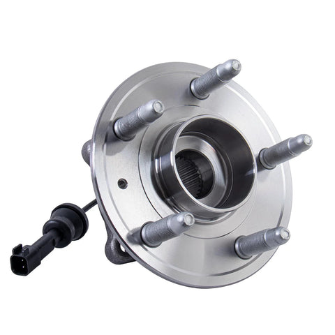 Front view of Rear Wheel Hub Bearing Assembly with ABS 5 Lug OE Replacement 512440 for 2010-2017 Chevy Equinox and GMC Terrain