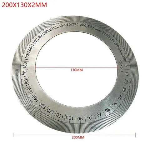 Built Tough Stainless Steel Lathe Dial Measuring Disc With Smooth Zero Drag Rotation And Rust Resistant Surface For Real Deal Shop Accuracy Across Standard Diameter Sizes