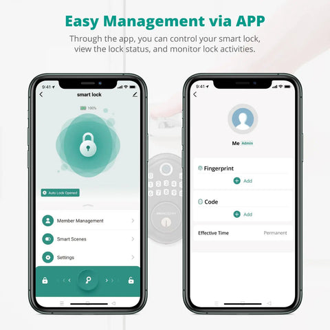 Next Level Fingerprint Keyless Entry Door Lock With Modern Handle Set For Smart Home Security Featuring Plug And Play Mobile App Setup And No Sweat Digital Keypad Access For Households