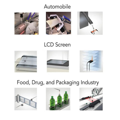Two Pack Transmissive Fiber Optic Sensor Built For Brutal Heat With 0 To 2100mm Detection Range And 300C Temp Tolerance Ideal Replacement For FU 84C In Industrial Automation, used in automobile, LCD, and packaging