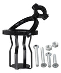 Self Leveling Cup Holder With Gyroscopic Anti Spill Guard, 60 Degree Rotating Clamp For Motorcycle Truck Tractor Scooter, Lock Those Drinks Down On Rough Roads, Universal Fit For Hot And Cold Cups And Cans, Black and mounting screws.