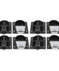 4 Pairs Furniture Roller Wheels For Closet Cabinets Wardrobes And Sliding Doors Smooth Quiet Pulleys And Rails For Cabinet Doors Easy Install