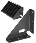 Heavy Duty Metal Triangle Corner Brackets For Wood 90 Degree Steel Supports For DIY Carpentry Shelves Cabinets And Furniture Reinforcement Built Tough For Load Bearing Stability