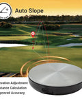 GPS Golf Range Finder With Voice Yardage Output Auto Slope And Active Green Info On 40K Courses Eight Hour Battery Life