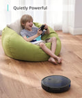 Certified Refurbished BoostIQ RoboVac 11S MAX Robot Vacuum Cleaner with Ultra Thin Body operating on hardwood floor