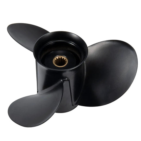 10.5 Inch Diameter 11 Pitch Aluminum Outboard Boat Propeller With 14 Spline Hub Right Hand Rotation For BRP Johnson EVINRUDE OMC