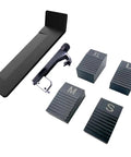 Slick Floating Tremolo Setup Blocks And Hella Smooth Sliders For Floyd Rose Electric Guitars with calibration tool and metal shims.
