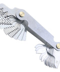 60 Degree Thread Pitch Gauge Set, 30 Pcs SAE Type Stainless Steel Screw Pitch Measuring Tool For Quick Internal And External Threads