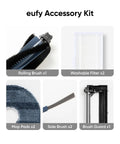 Must Have Accessory Kit For Robot Vacuum Omni C20 including brushes, filters, and mop pads displayed in eufy accessory kit