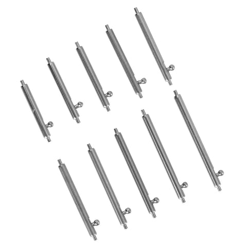 No Tool Quick Release Stainless Steel Watch Strap Spring Bars Kit, 100 Pcs Mixed Sizes 14mm To 24mm For Metal Watch Bands