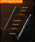 Ford Ranger And Mazda B2300 B3000 B4000 Front And Rear Shocks Struts Set 4 Piece image showing shock absorber parts