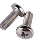 20 Pack 1/4-20 x 1/2 Pan Head Phillips Machine Screws 304 Stainless Steel 18-8 Full Thread Corrosion-Resistant Fasteners