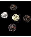 Heavy Duty 10 Pack Stainless Steel Duckbilled Box Hasp Lock Toggle Latches with screws for metal boxes and chests, mixed colors