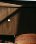Six Pack White Alloy Round Cabinet Door Handles For Wardrobe And Kitchen Cabinets on wooden cabinet