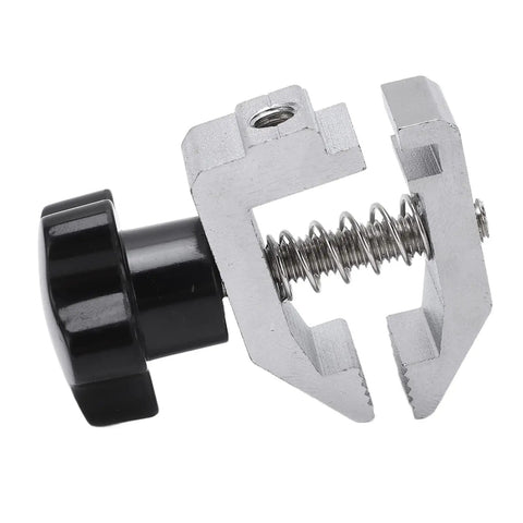 500N Push Pull Force Fixture Clamp For Tension Testing In Rubber And Paper, Heavy Duty, High Hardness Iron Alloy Clamp With Grippy Friction Grip For Accurate Tensile Strength Measurements, front view