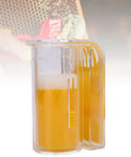 Queen Bee Marking Kit For Beekeepers One Handed Queen Catcher Bottle Cage with yellow marking chamber close-up view