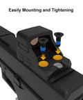 Badass Red Dot Screw Replacement Kit With Forty Five Pieces Including M3 And M3 Point Five, showing screws for easy mounting.