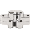 Mini Cross Hidden Hinge Set Zinc Alloy 180 Degree Swing Invisible Hinge For Jewelry Boxes Cabinets Doors Folding Doors DIY Projects