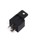 Beefy 40 Amp SPDT 5 Pin Automotive Relay 12VDC contactor switch in black housing, close-up view, part of a 2 pack JD2912 1Z module