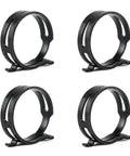 4 Piece Upper And Lower Radiator Hose Clamps Kit For Honda Civic 2006 2011 And Compatible Models, durable 65Mn steel clamps
