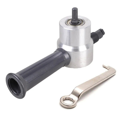 Heavy Duty Manual Metal Cutter Double Head Nibbler Drill Attachment For Tight Spaces Sheet Metal Shear Tool with metal handle.