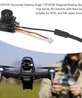 FPV All In One Camera With 5.8GHz 40CH 25mW Switchable Transmitter For Indoor Drone Racing detailed view