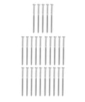 Rugged A2 70 Stainless Steel Hex Lag Screws Self Tapping Wood Screws for DIY Carpentry and Wood Structures, sizes M8 X 140mm