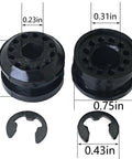 Dodge Ram Transfer Case Linkage Replacement Kit For 2002-2010 1500 2500 3500 With Gear Shift Lever Bushing Washer Set